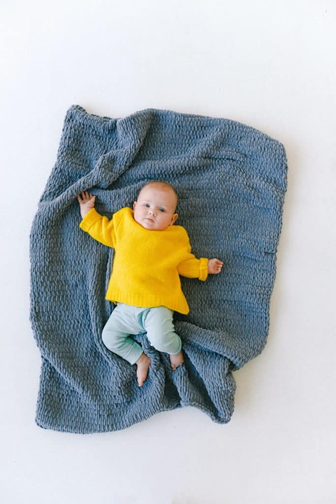 Pull plaid tie dye oversize modele categorie plaid pour bebe